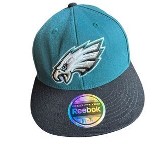 Reebok Philadelphia Eagles  FlexFit 59FIFTY Baseball Hat Cap Unisex 6 1/4-7 1/4